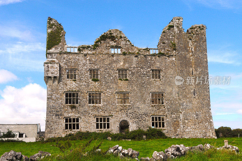 Lemaneagh Castle，县克莱尔，爱尔兰共和国